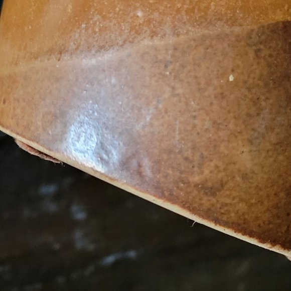 Vintage Mid Century Pottery Craft USA Stoneware Glaze Dipped Brown Bud Vase - Picture 7 of 7